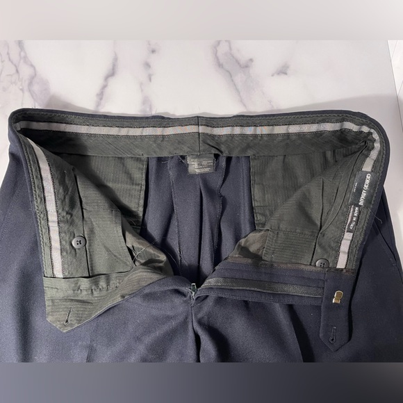 GIORGIO ARMANI Black Wool / Cashmere Trousers - Picture 6 of 12